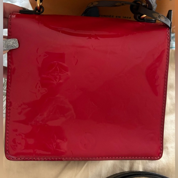 Louis Vuitton Spring Street Handbag Monogram Vernis with Monogram Canvas - Picture 12 of 13